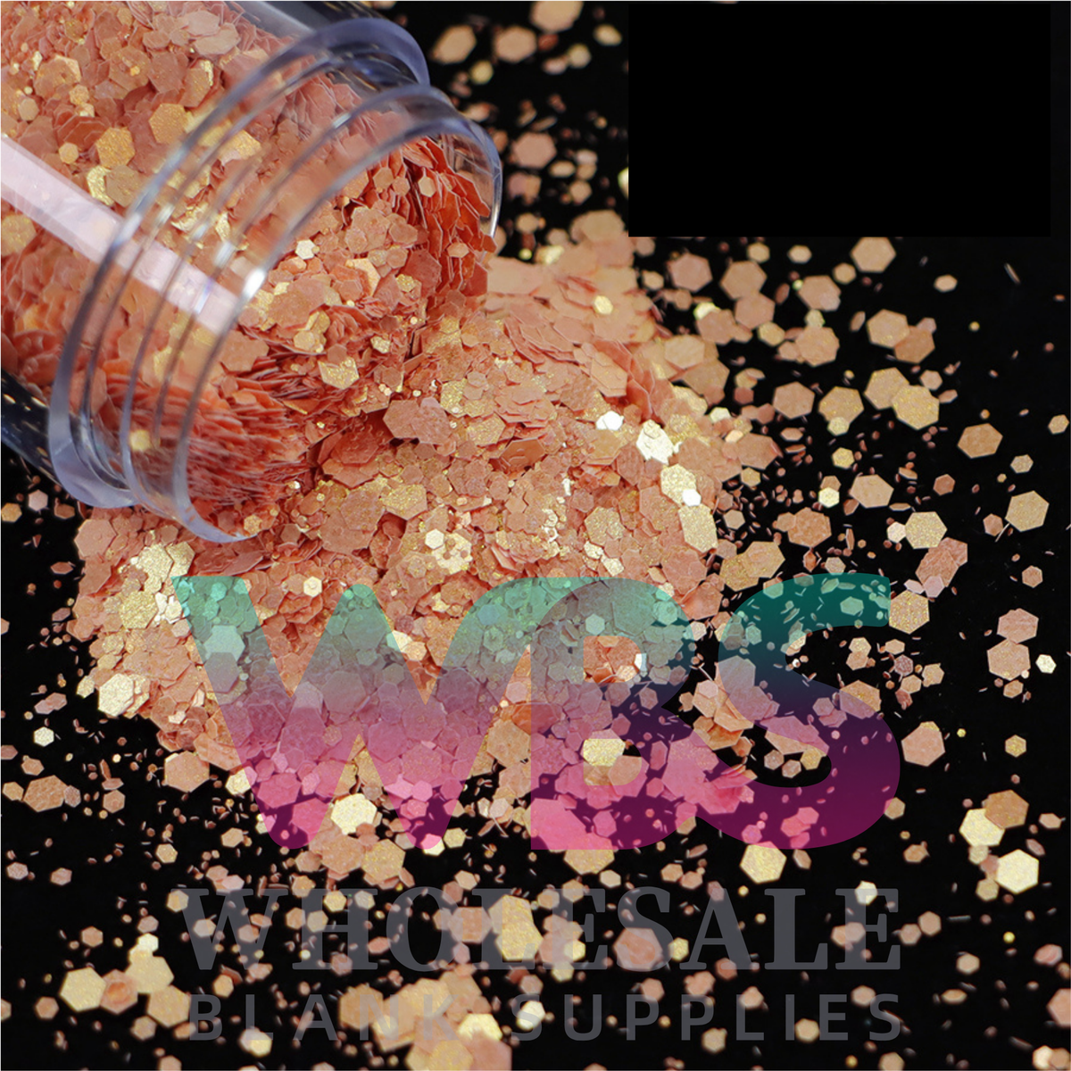 Macaron Orange | Chunky Glitter | 50gm