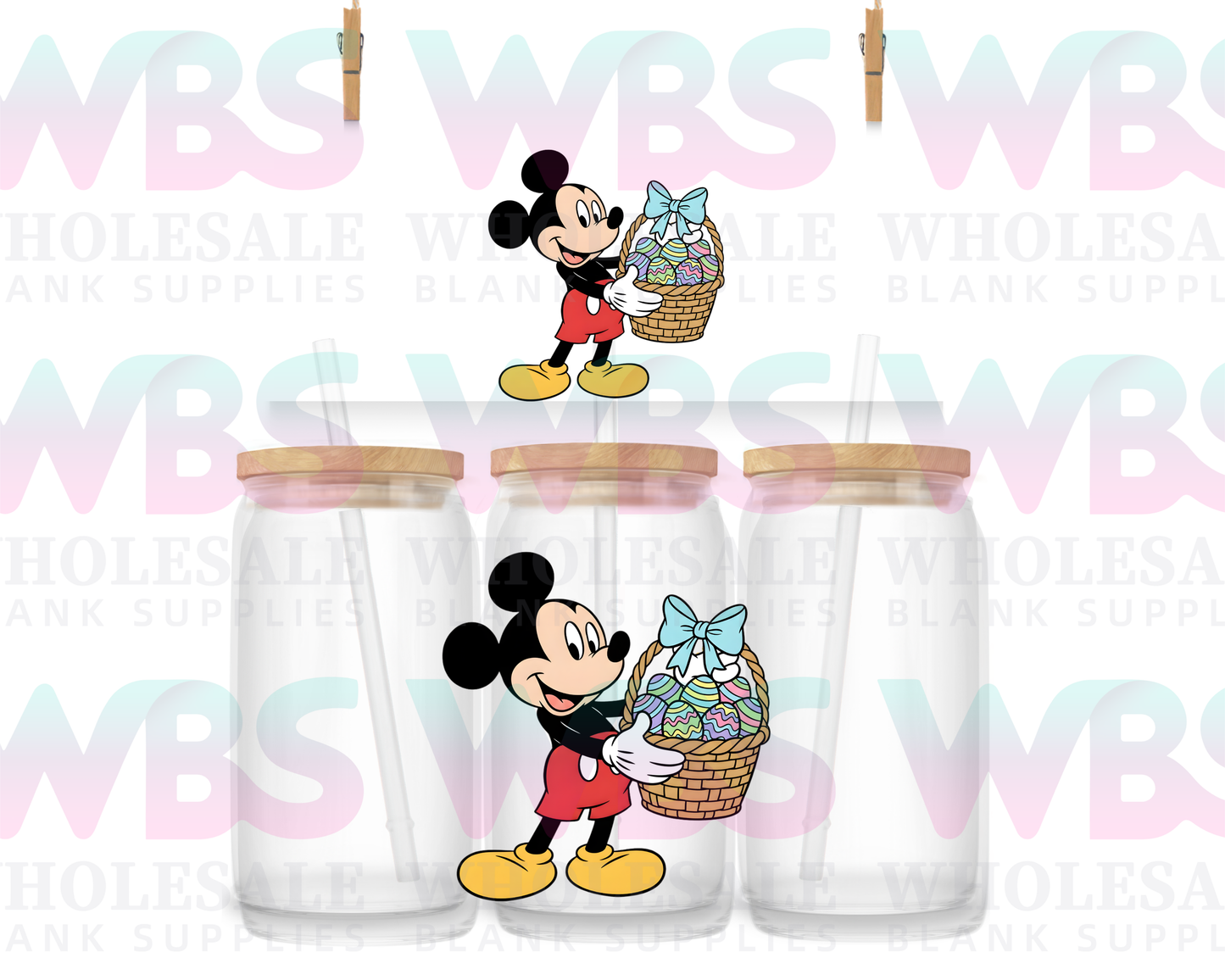 UV DTF Decal - EASTER MICKEY #F13