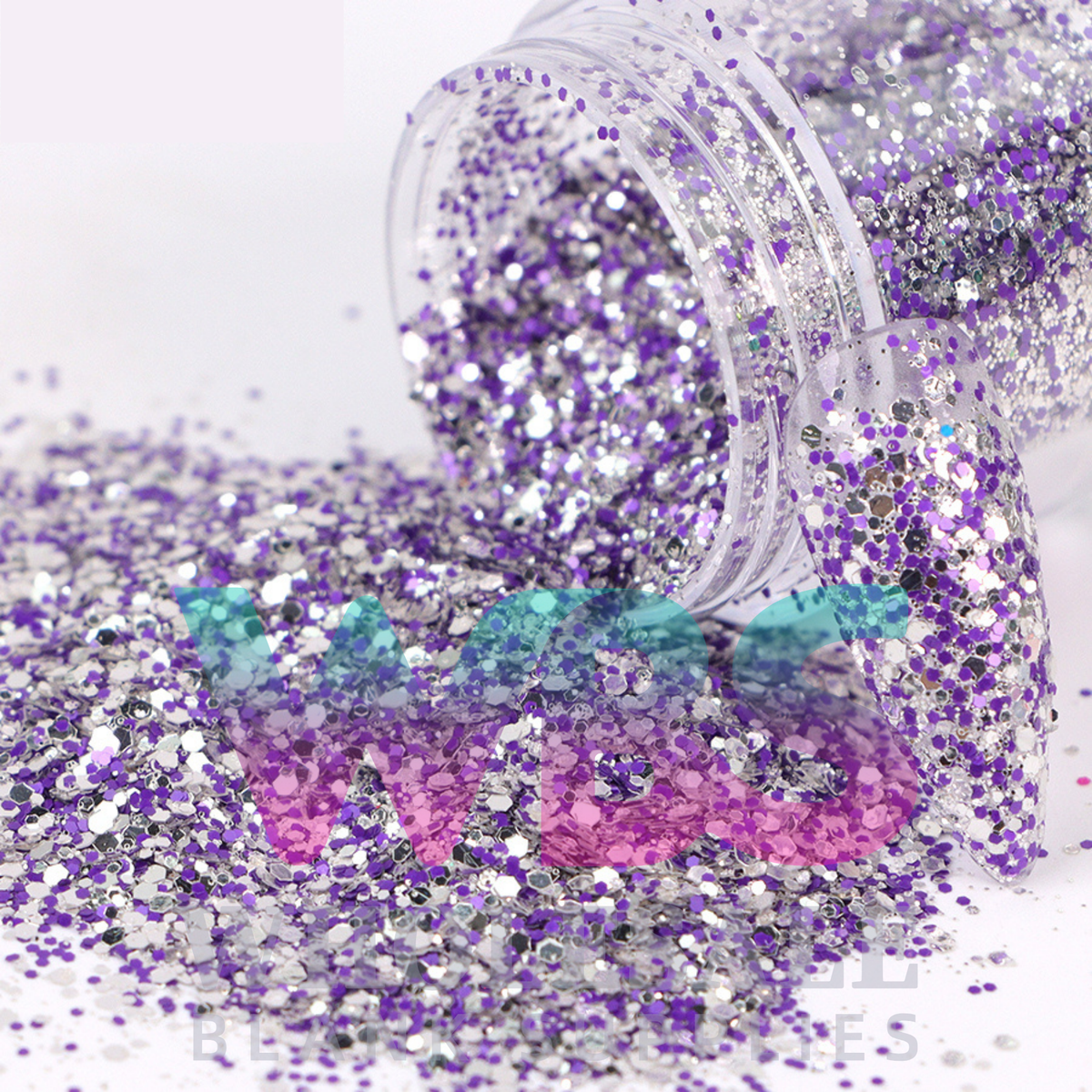 Neon Chunky Purple | Chunky Glitter Bottle – 50gm