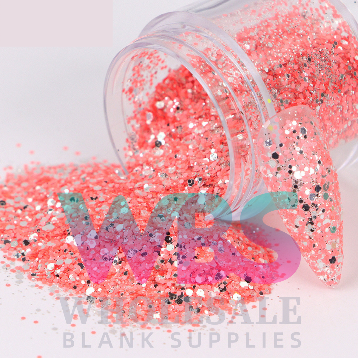 Neon Chunky Red | Chunky Glitter Bottle – 50gm
