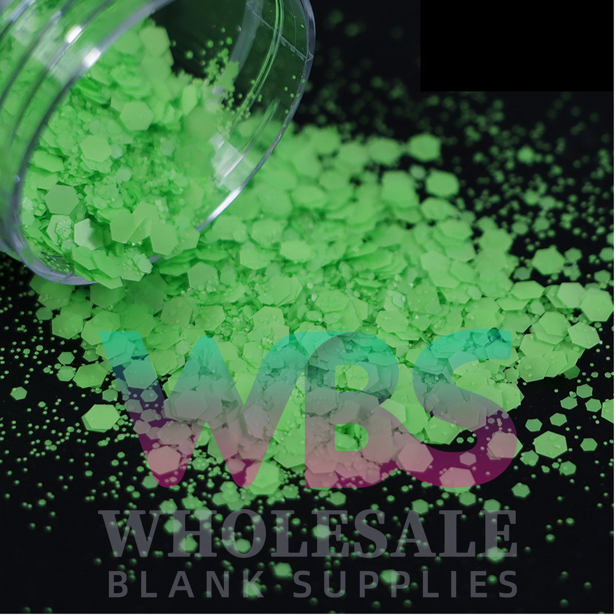 Neon Matte Green | Chunky Matte Glitter Bottle – 50gm