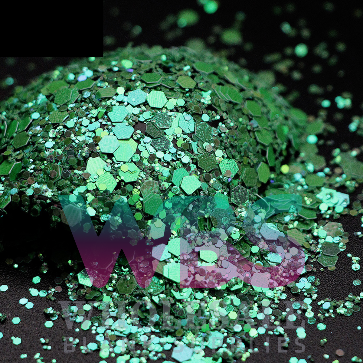 Pearl Iridescent Emerald | Chunky Glitter | 50gm