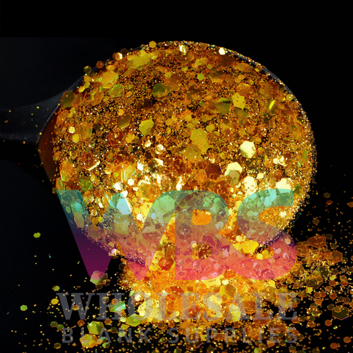 Sexy Orange | Super Iridescent Chunky Glitter Bottle – 50gm