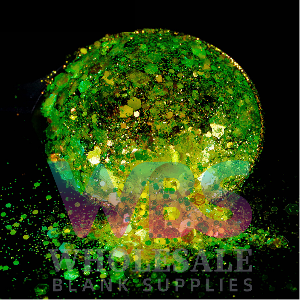 Sexy Yellow | Super Iridescent Chunky Glitter Bottle – 50gm