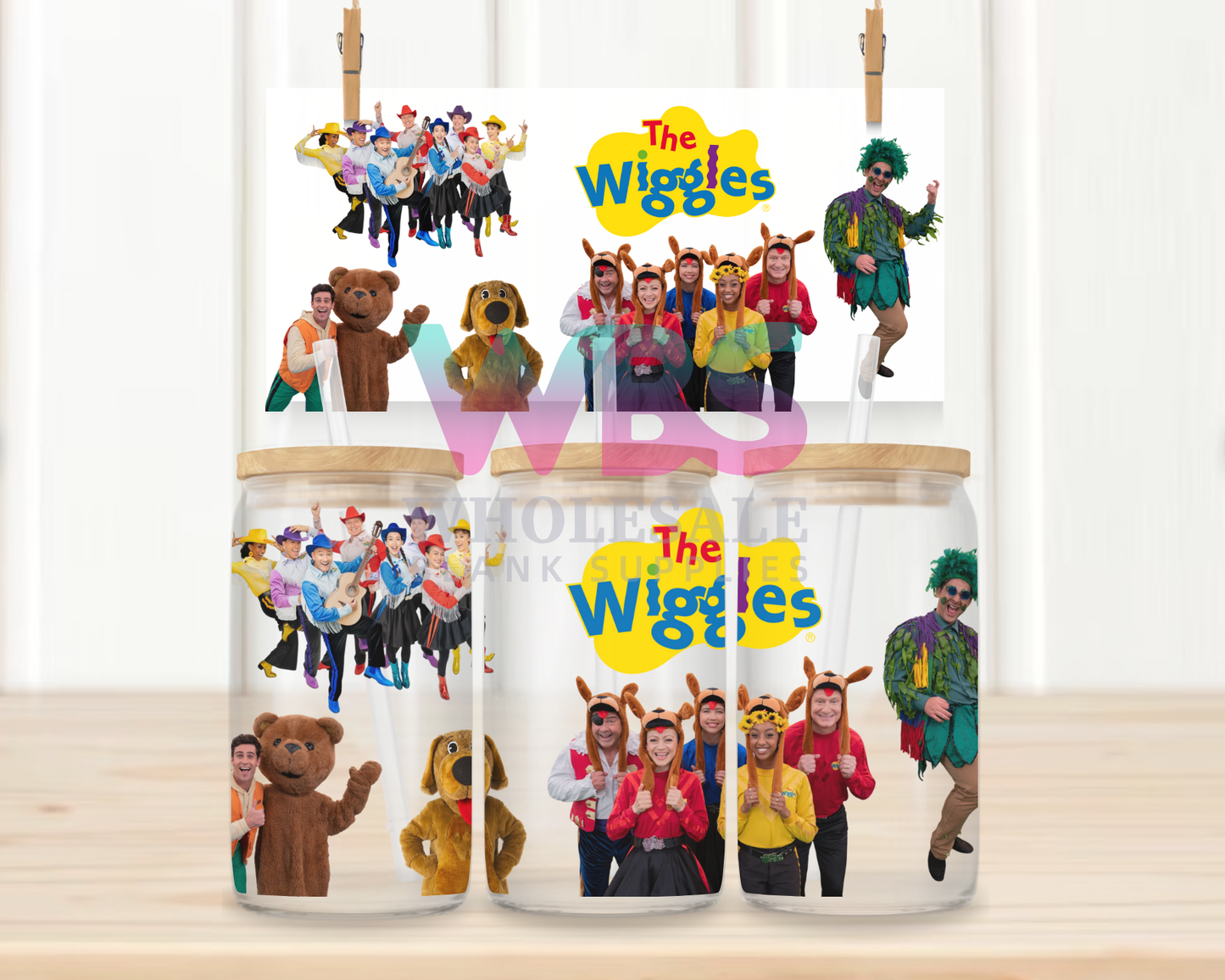 16oz UV DTF Libbey Wrap – The Wiggles Kids #W83