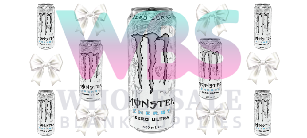 16oz UV DTF Libbey Wrap – Monster Energy Drinks Zero Sugar bows #481