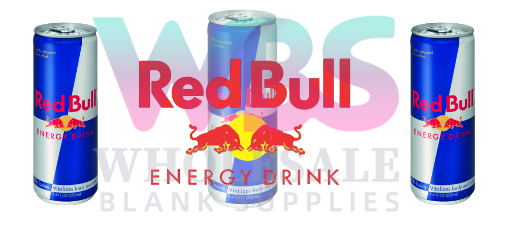 16oz UV DTF Libbey Wrap – Red Bull Can Energy Drink V1 #492