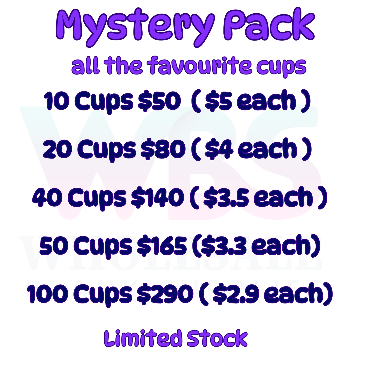 Mystery Cups - SNOW GLOBES