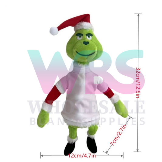 Big Grinch red jacket + Removable T-Shirt - 32cm