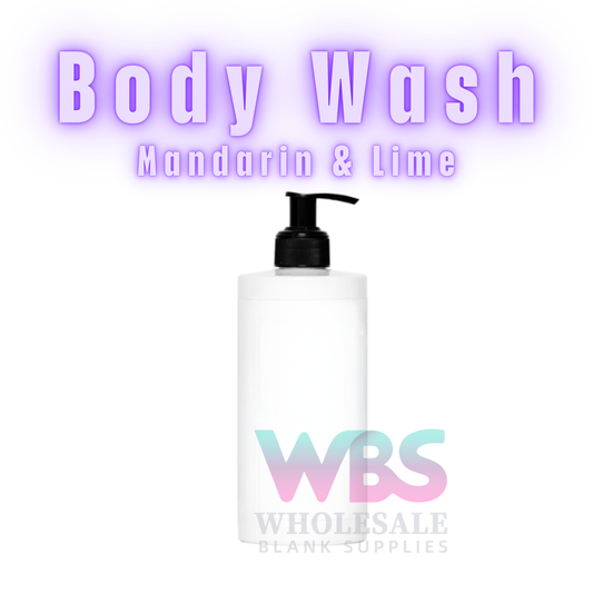 Body Wash 500ML|   Mandarin & Lime | NO LABEL