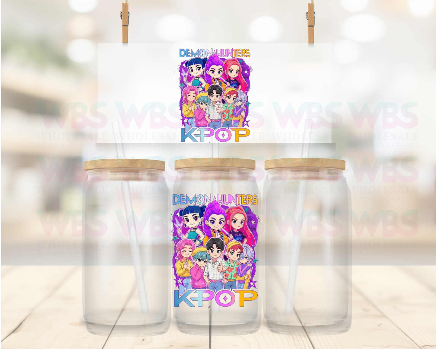 UV DTF Decal - DEMON HUNTERS HUNTRIX KPOP RUMI JOEY MIRA SODA POP #F5
