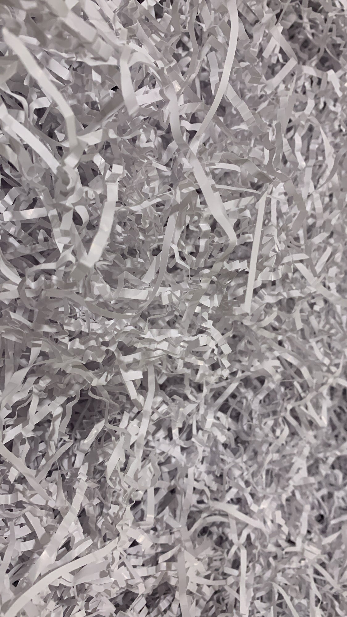 White Shredded Food Grade Paper