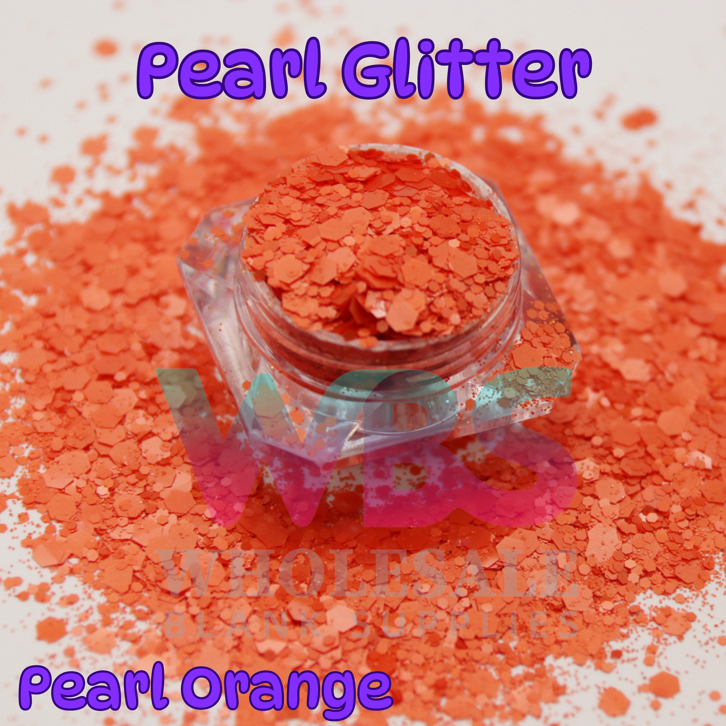 Pearl Orange Chunky Glitter | 50gm