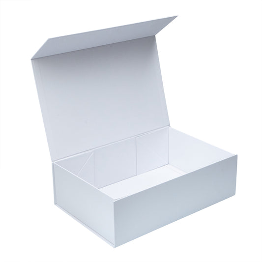 White Magnetic Large Rigid Gift Box