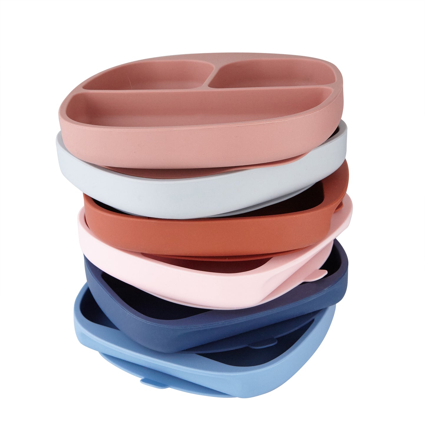 Navy Silicone Suction Plate