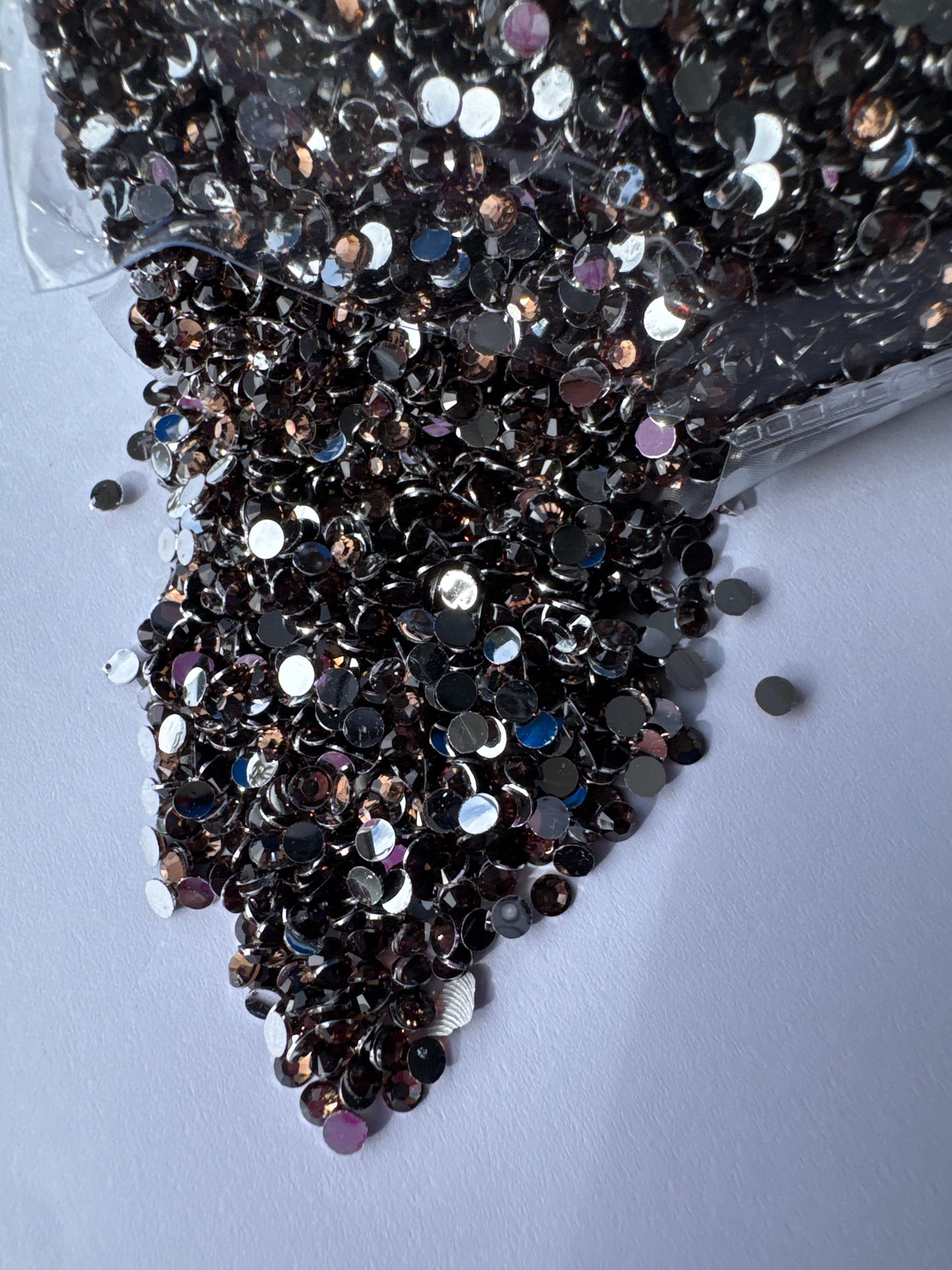 3mm Flat Back Silver Back Crystal Diamond Rhinestones | 20gm | WBS-05