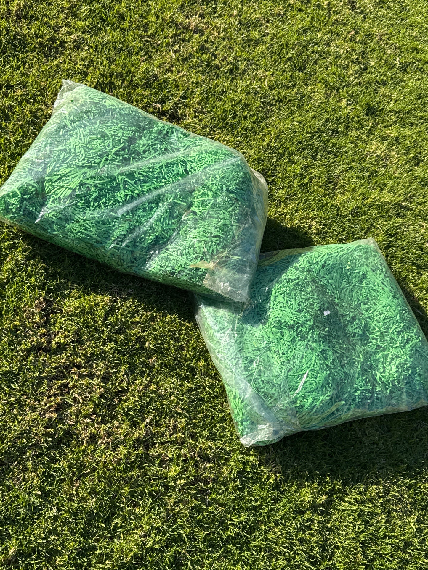 Shredded paper green 1kg