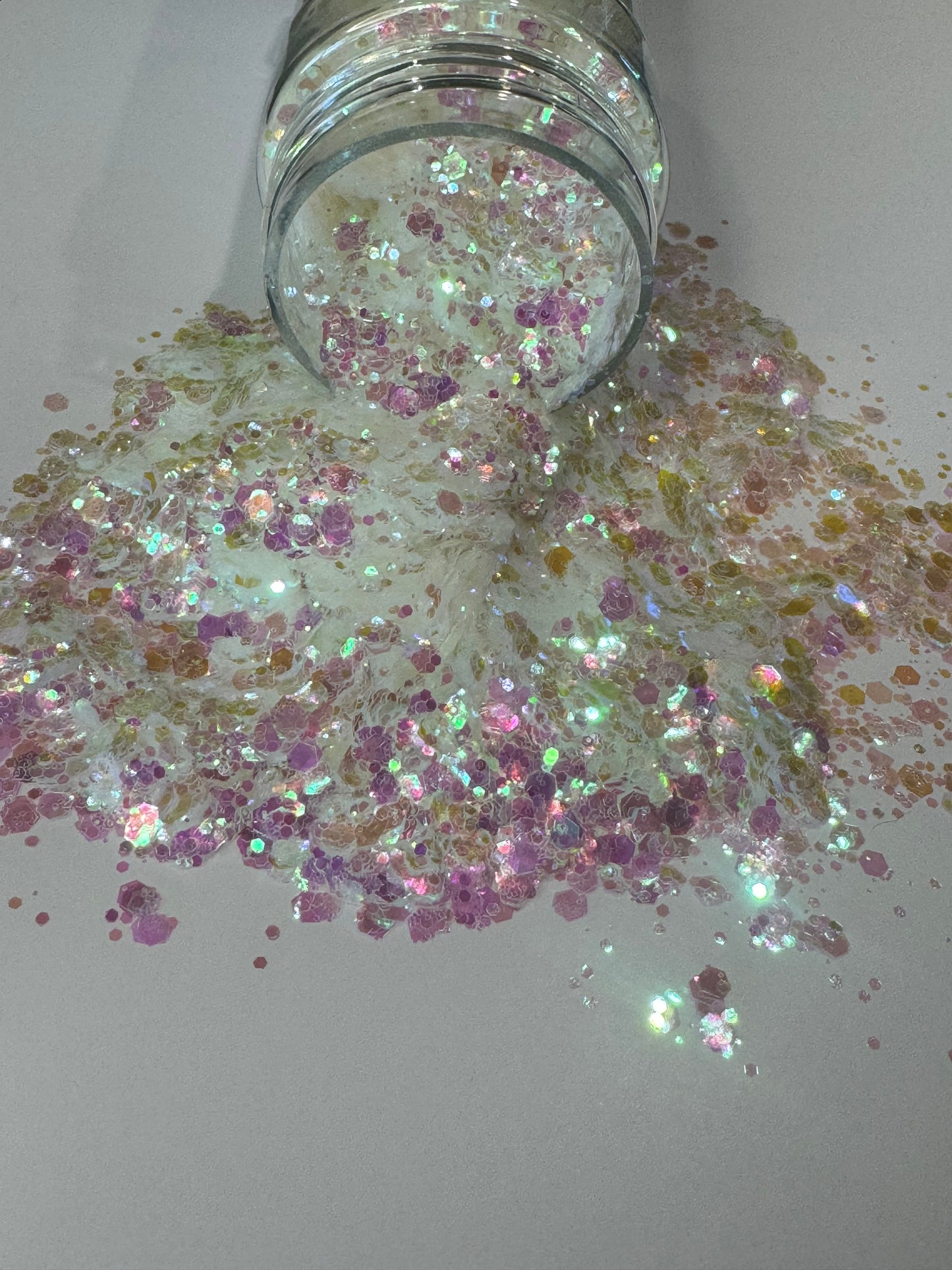 Chunky Glitter | 75gm | Sparkle Iridescent White Anna