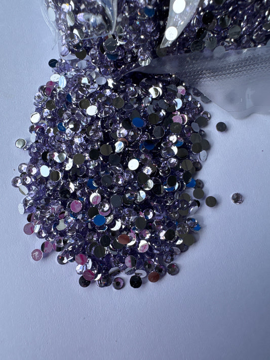3mm Flat Back Silver Back Crystal Diamond Rhinestones | 20gm | WBS-11