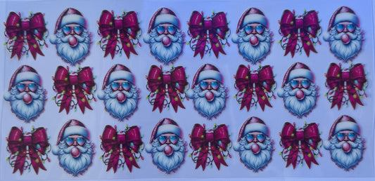 16oz UV DTF Libbey Wrap Christmas W122