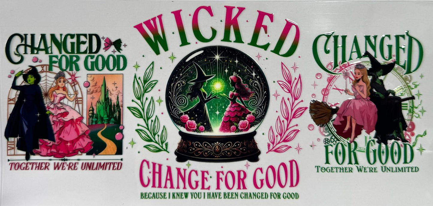 16oz UV DTF Libbey Wrap wicked  #948