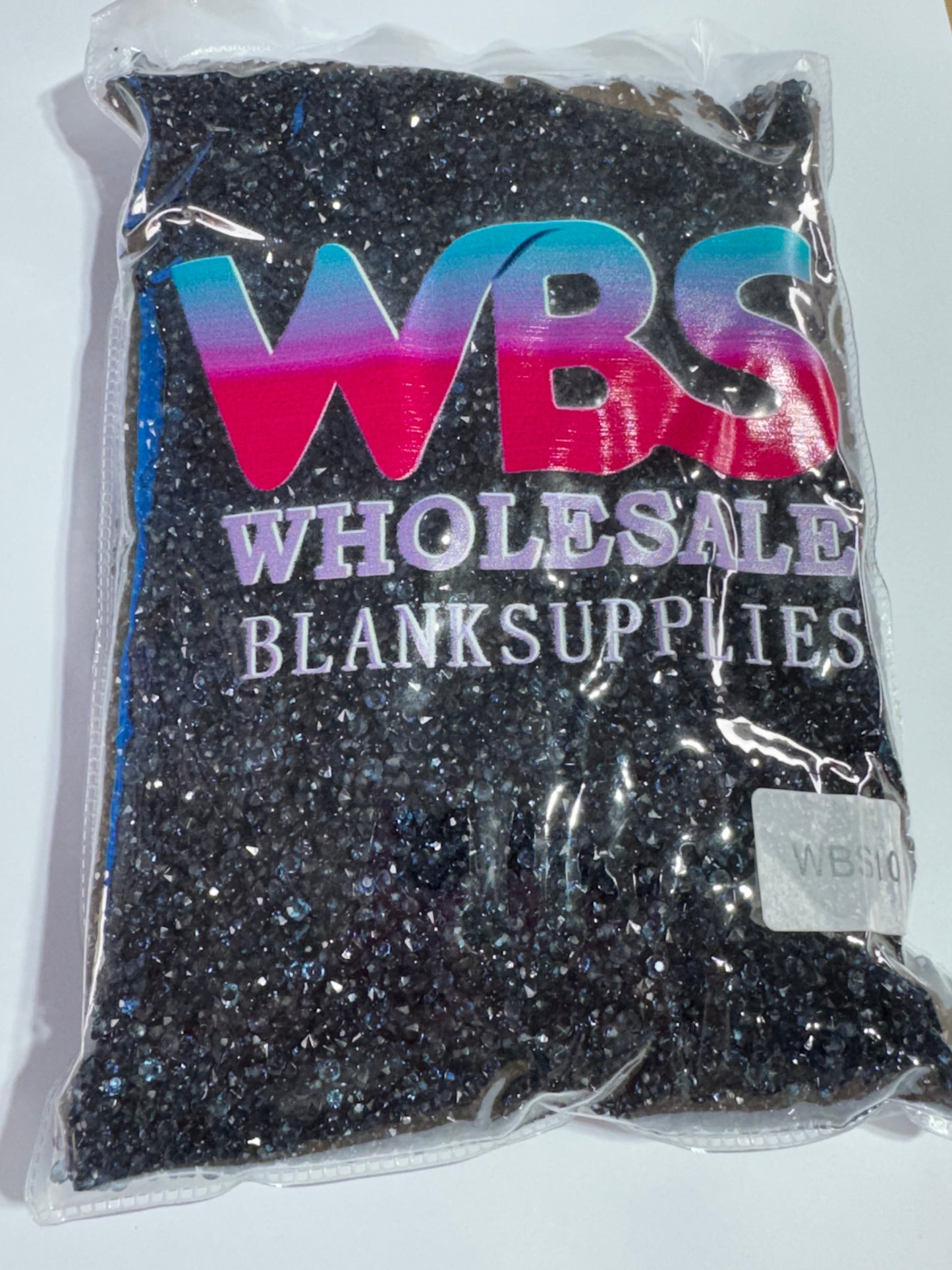 3mm Diamond Shaped Rhinestones 500g | Pointed Back Rhinestone Crystals WBS10