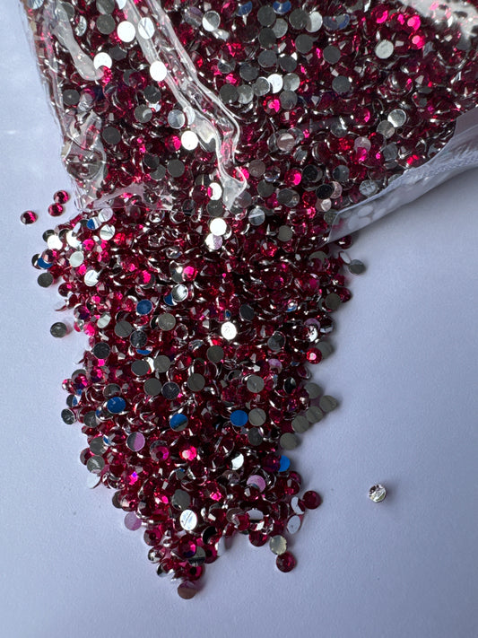 3mm Flat Back Silver Back Crystal Diamond Rhinestones | 20gm | WBS-24