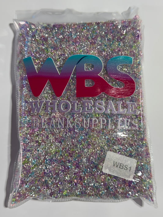 3mm Diamond Shaped Rhinestones 500g | Pointed Pointy Back Rhinestone Crystals WBS1