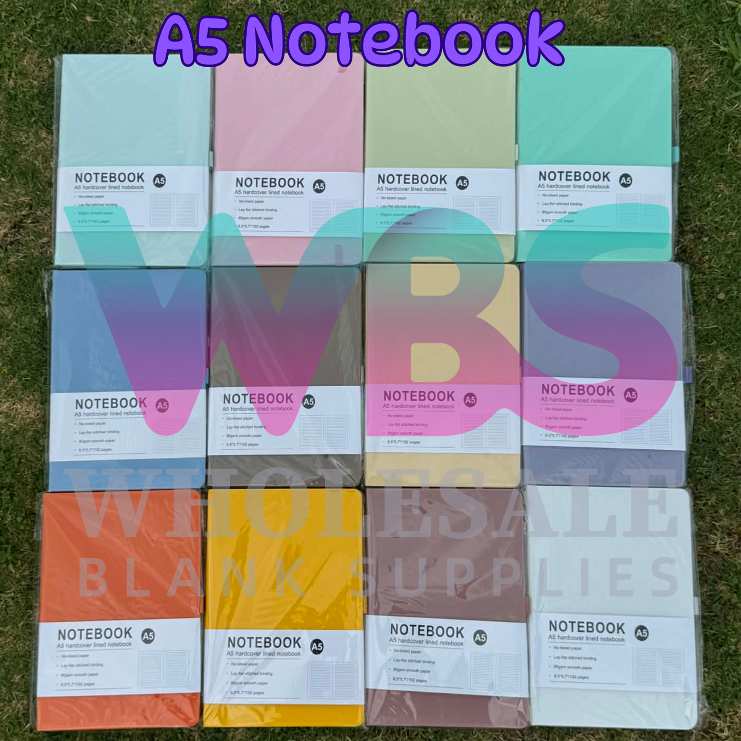 A5 Pastel Notebook | 160 Pages - Uv Dtf Ready EOFY