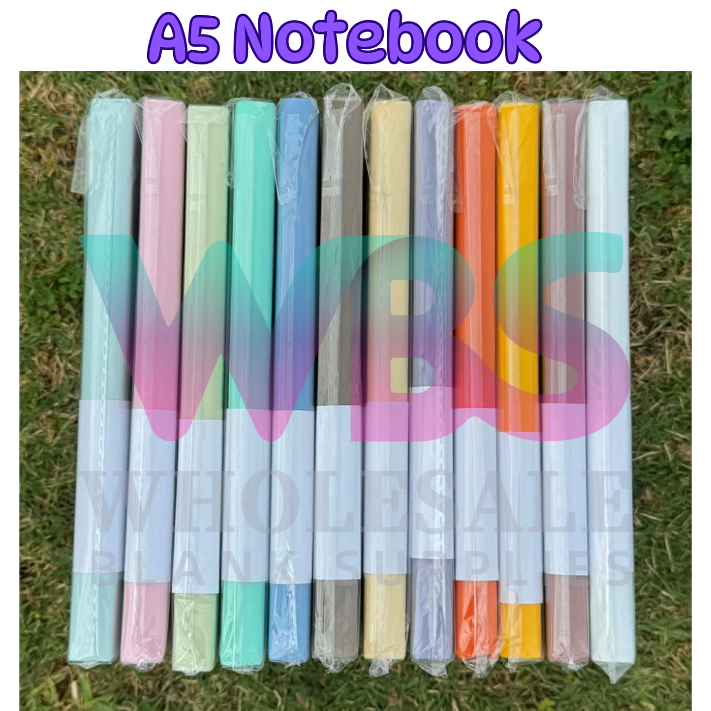 A5 Pastel Notebook | 160 Pages - Uv Dtf Ready EOFY