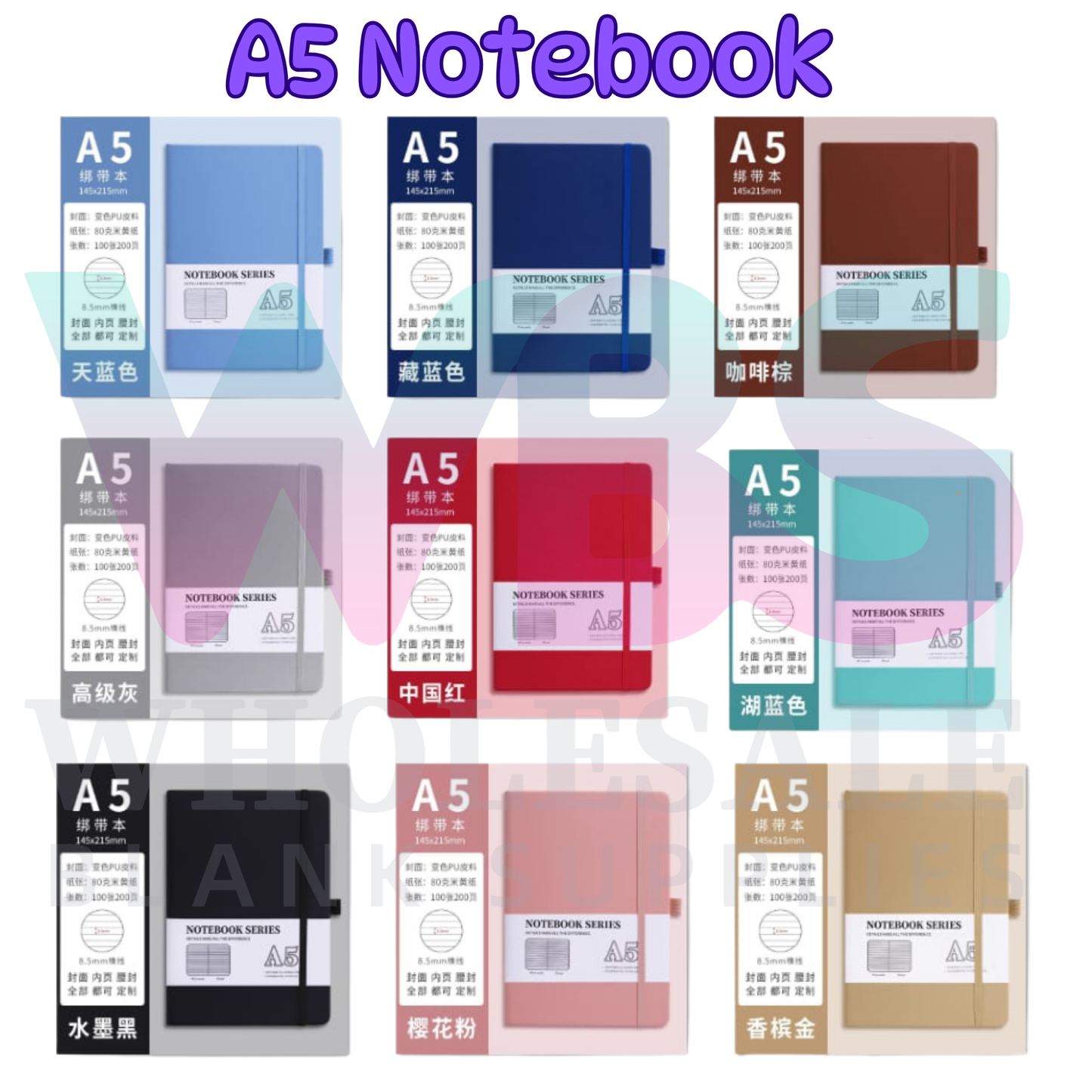 A5 Notebook | 160 Pages - Uv Dtf Ready EOFY