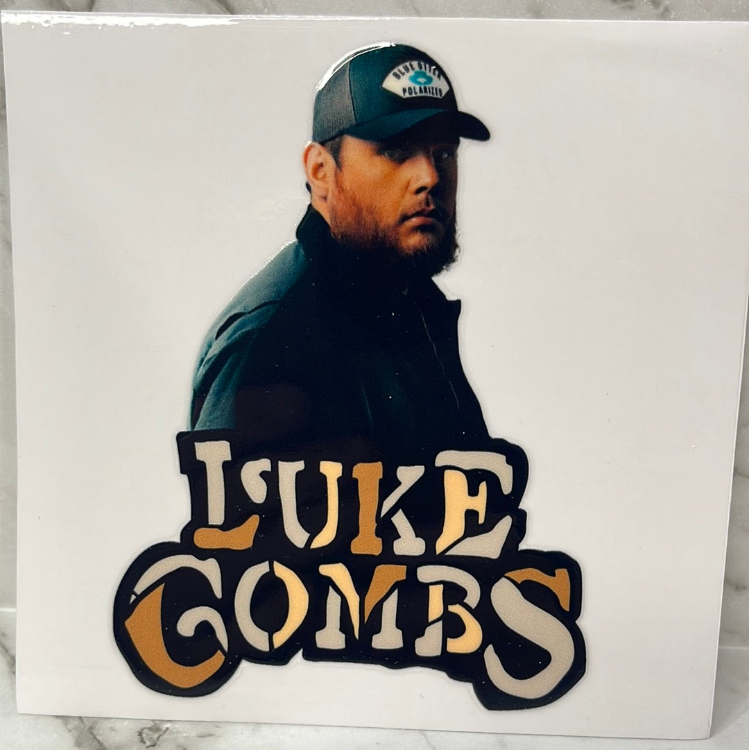 UV DTF Decal Luke Combs #D40