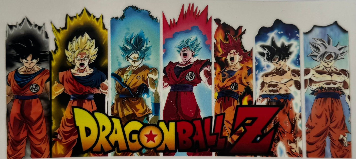 16oz UV DTF Libbey Wrap Dragon Ball Z Super 6 #W192