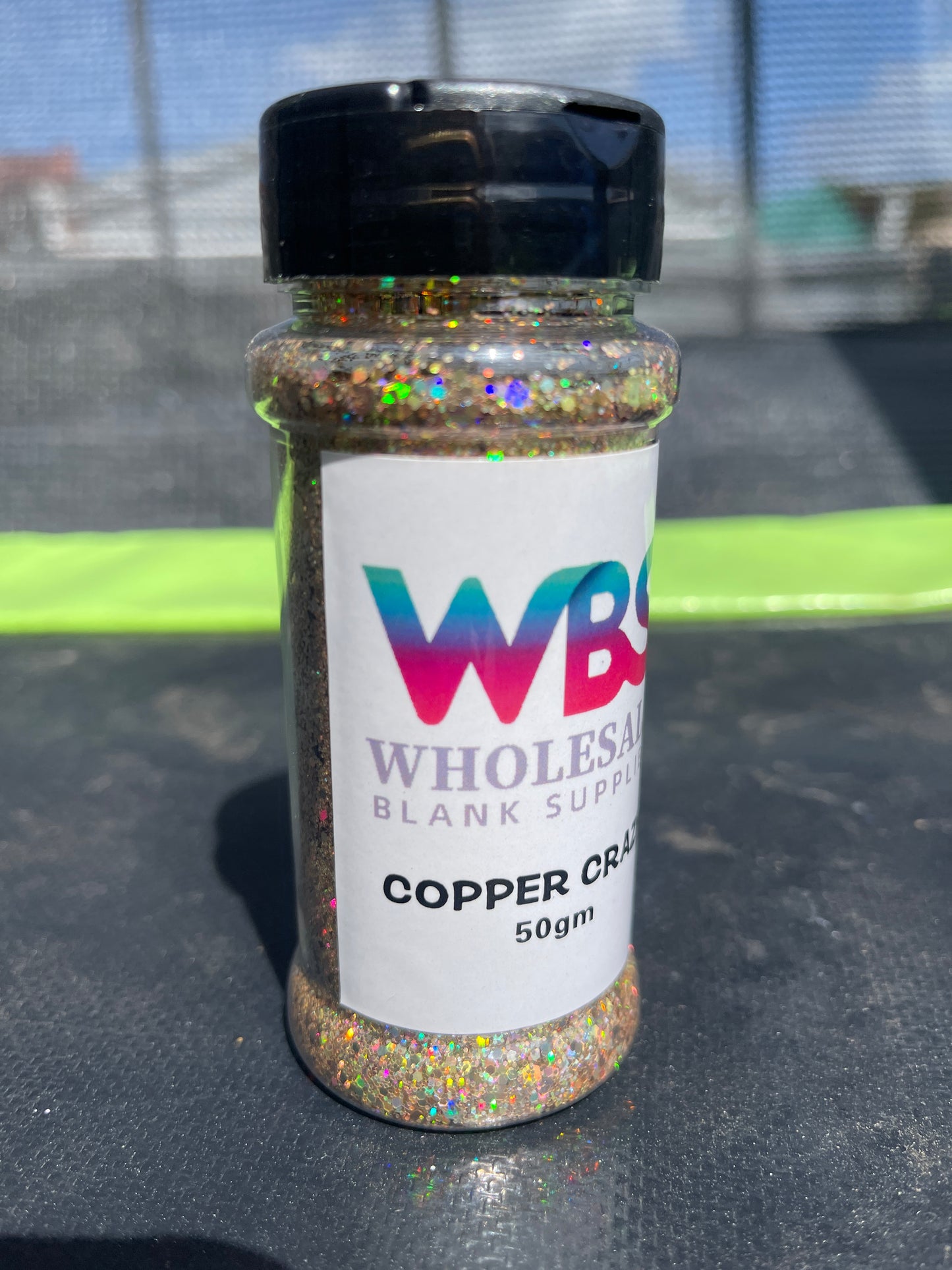 COPPER CRAZE | Chunky Matte Glitter Bottle – 50gm 🌼