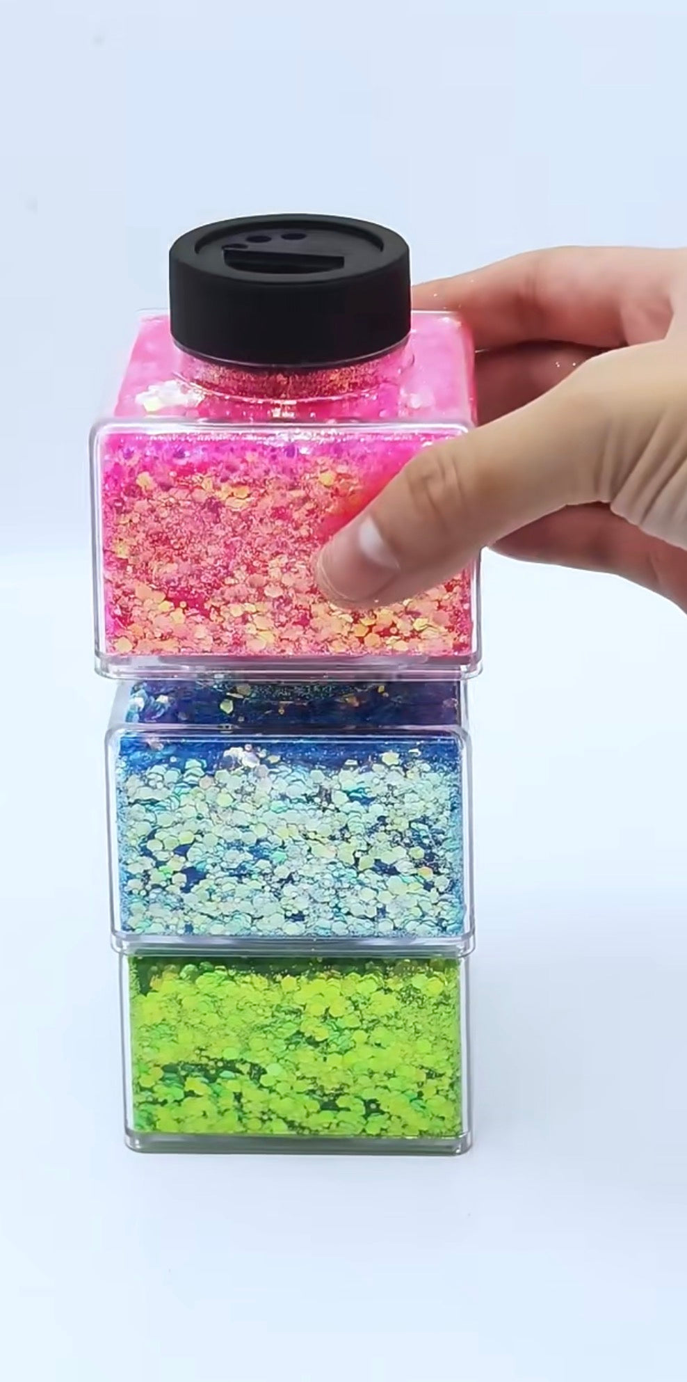 Stackable Shakers Stackable Glitter Shaker | IN STOCK Glitter Container – Wholesale Blank ...