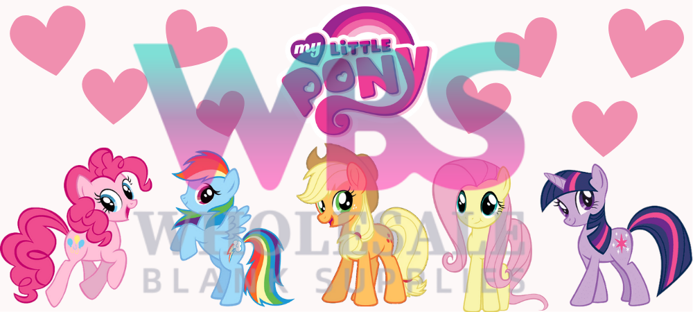 16oz UV DTF Libbey Wrap – My Little Pony #617