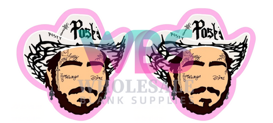 16oz UV DTF Libbey Wrap –Post Malone #A28