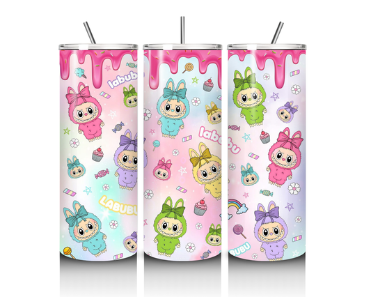 20oz Skinny Tumbler Wrap LABUBU | Digital Download