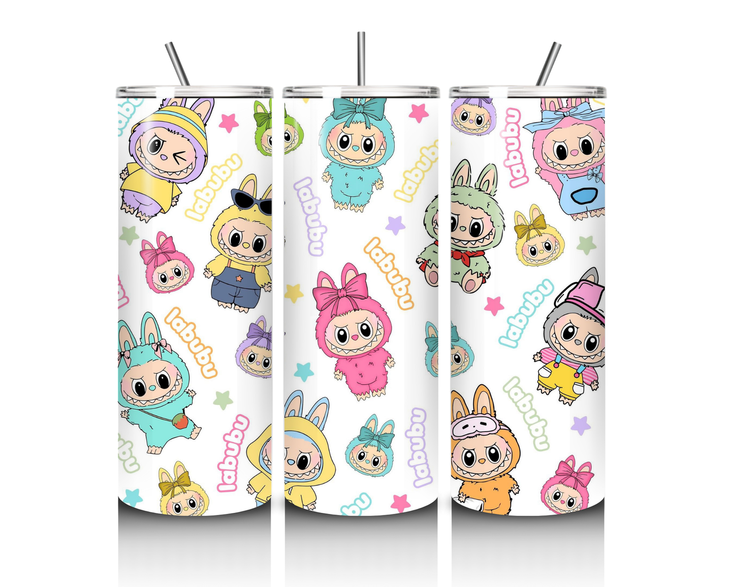 20oz Skinny Tumbler Wrap LABUBU | Digital Download