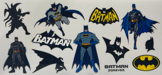 16oz UV DTF Libbey Wrap Batman #A56
