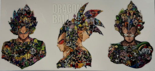 16oz UV DTF Libbey Wrap Dragon Ball Z 3 #W179