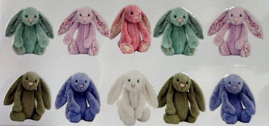 16oz UV DTF Libbey Wrap jelly cat bunnies  #a3