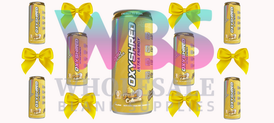 16oz UV DTF Libbey Wrap – OXYSHRED Ultra Energy Yellow Bow Pina Colada #80