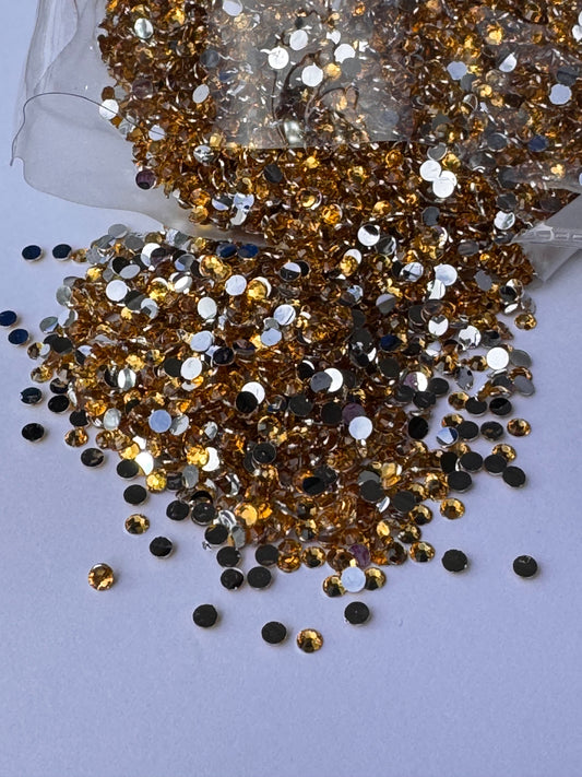 3mm Flat Back Silver Back Crystal Diamond Rhinestones | 20gm | WBS-14
