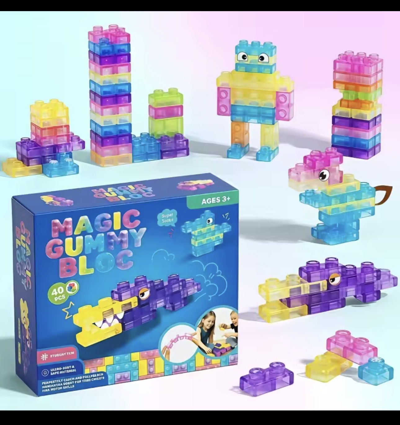 GUMMY BLOC - Sensory Pack 40 pieces