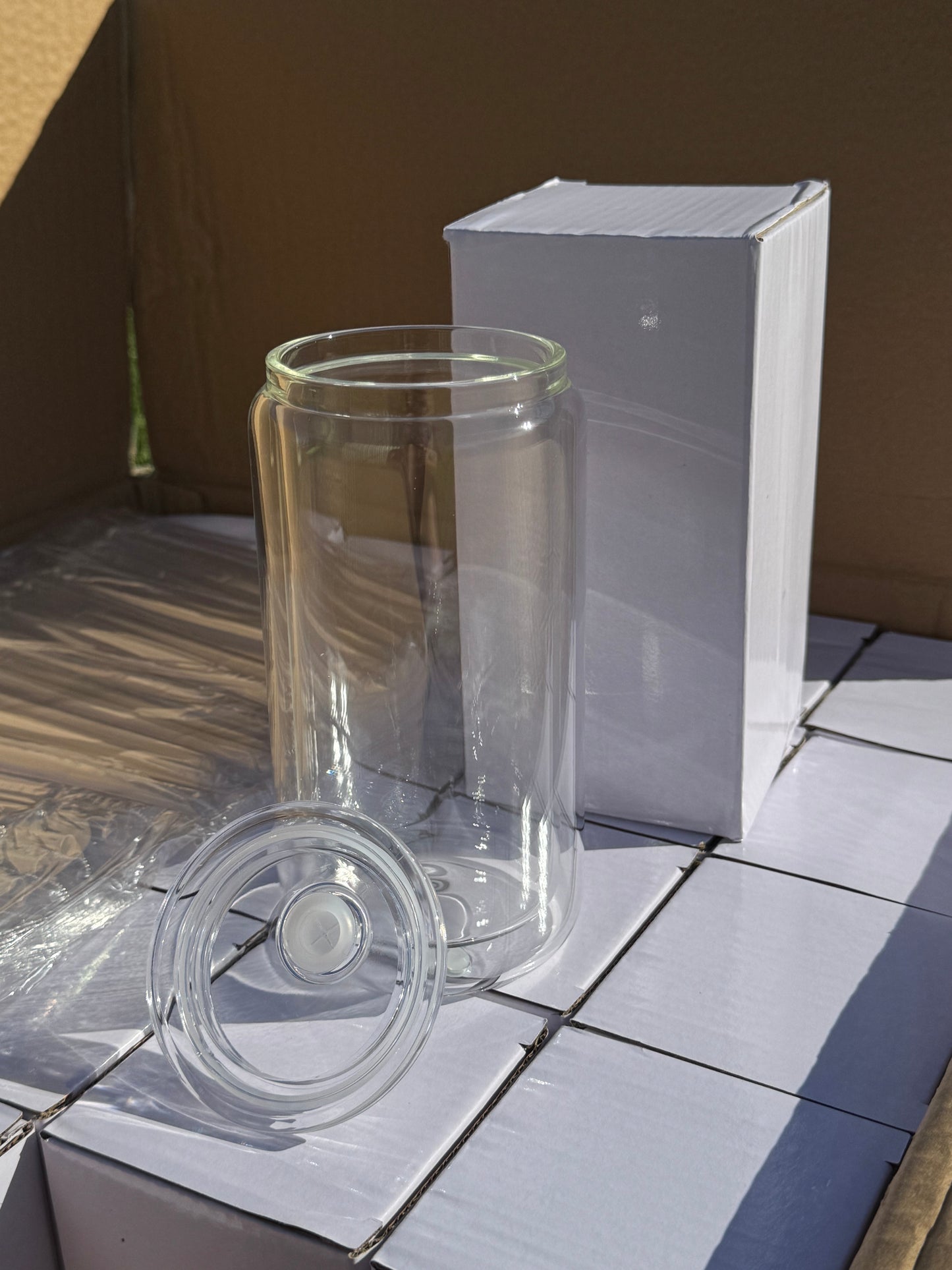 16oz Snow Globe Libbey | Clear Lid V2