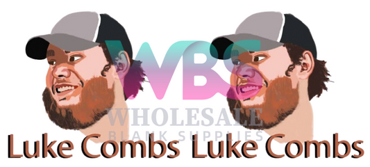 16oz UV DTF Libbey Wrap – Luke Combs two heads #192