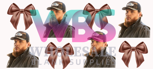 16oz UV DTF Libbey Wrap – Luke Combs bow  #630