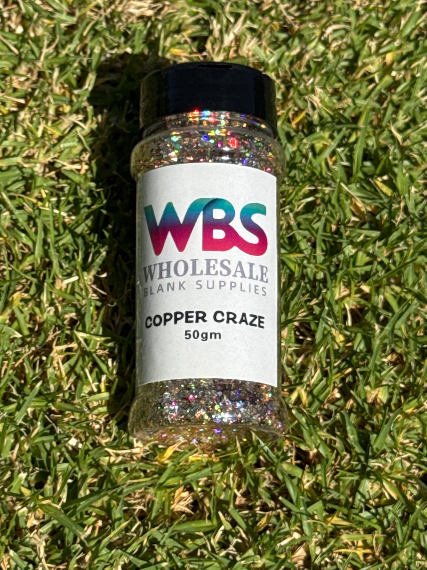 COPPER CRAZE | Chunky Matte Glitter Bottle – 50gm 🌼
