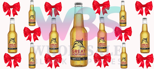 16oz UV DTF Libbey Wrap great northern beer bows #a270